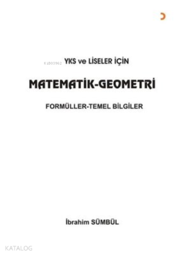 YKS ve Liseler İçin Matematik Geometri Formüller - Temel Bilgiler