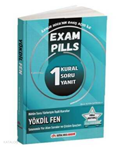 YÖKDİL Fen Exam Pills 1 Kural Soru Yanıt Dijital Hoca Akademi