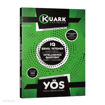 YÖS Genel Yetenek (IQ) Konu Özetli