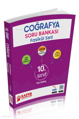 Zafer Yayınları 10. Sınıf Coğrafya Soru Bankası Fasikül Seti