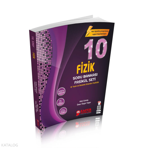 Zafer Yayınları 10. Sınıf Fizik Soru Bankası Fasikül Seti