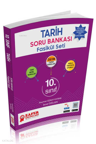 Zafer Yayınları 10. Sınıf Tarih Soru Bankası Fasikül Seti