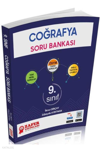 Zafer Yayınları 9. Sınıf Coğrafya Soru Bankası