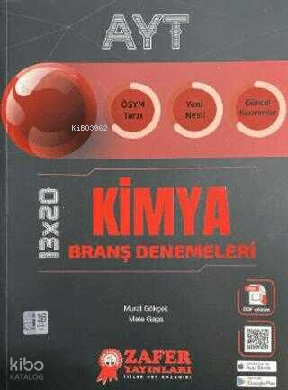 Zafer Yayınları Ayt Kimya Branş Denemesi
