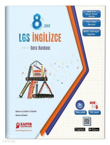 Zafer Yayınları Lgs 8. Sınıf İngilizce Soru Bankası