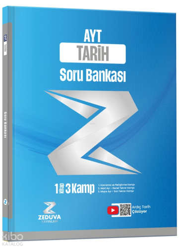 Zeduva Yayınları AYT Tarih 1 Kitap 3 Kamp Soru Bankası