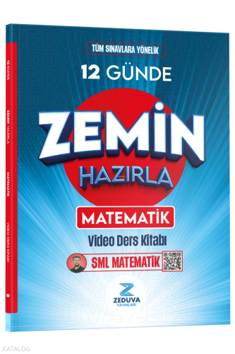 Zeduva Yayınları SML Matematik 12 Günde Zemin Hazırla Matematik Video Ders Kitabı