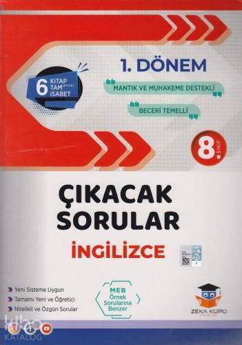 Zeka Küpü Yayınları 8. Sınıf 1. Dönem LGS İngilizce Çıkacak Sorular Kitabı Zeka Küpü 
