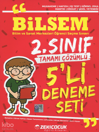 Zeki Çocuk 2. Sınıf Bilsem 5'li Deneme Seti
