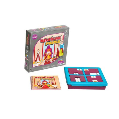 Zet Zeka Keloğlan Puzzle Eğitim Oyunu - Kitapiks.com