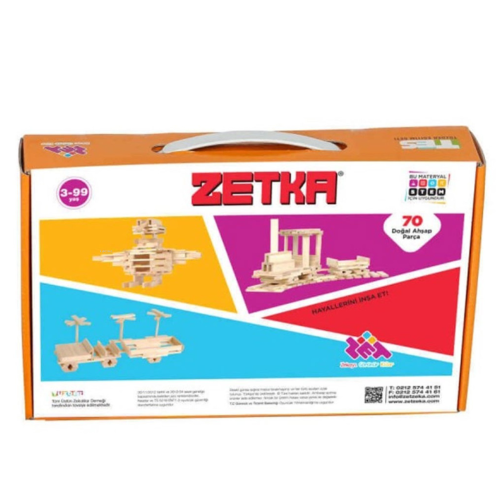 Zetka 70 Doğal Ahşap Parça - Kitapiks.com