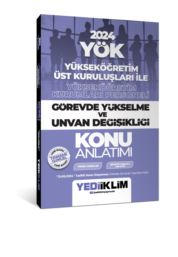 Yediiklim Yayıncılık YÖK Görevde Yükselme ve Unvan Değişikliği Konu An